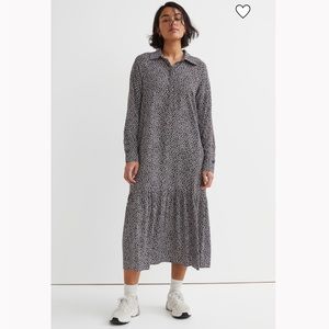 H&M Patterned Shirt Dress